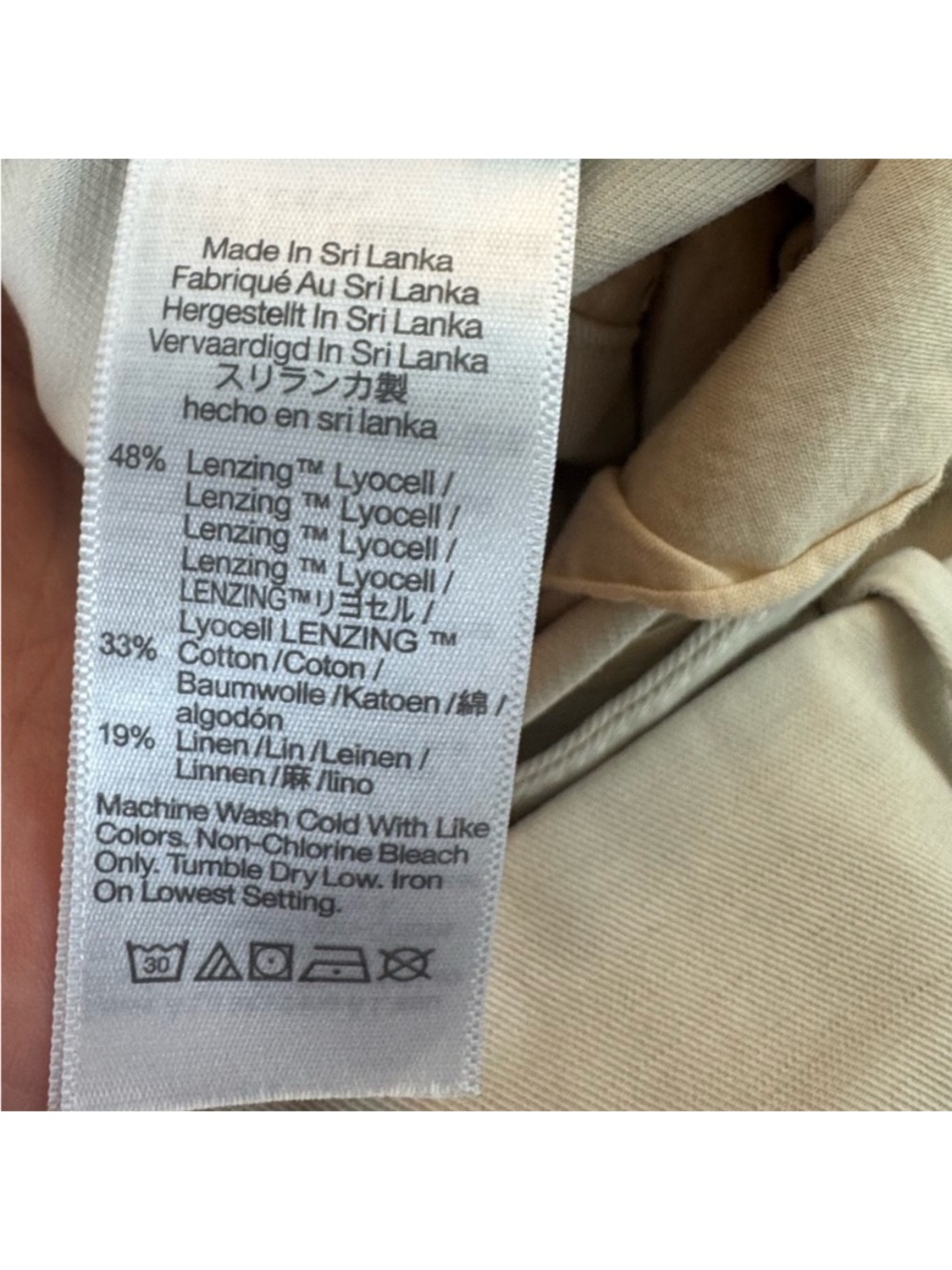 Madewell Slouchy Straight Drapey Twill Pants - 6P - Picture 4 of 5